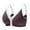 Purple, variant on IROINNID Full Coverage Bra for Women Plus Size Push Up Sexy Front Zipper Wireless Underwear Casual Everyday Bras,Pink