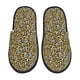 thumbnail image 1 of Balery Leopard Pantuflas de Casa de Felpa Silenciosas con Diseño Estampado, Zapatillas Cómodas Antideslizantes de Algodón para Interior-Medium, 1 of 8