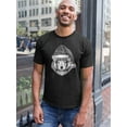 thumbnail image 2 of Wolf Christmas Hat Tee Men's -Image by Shutterstock, 2 of 4
