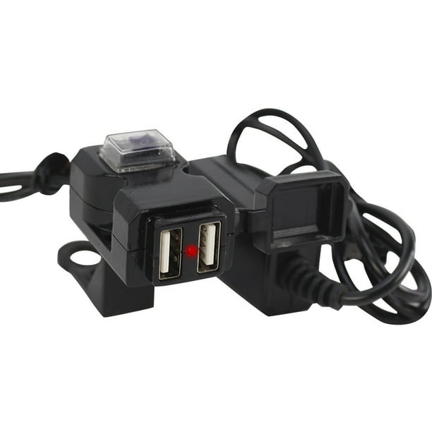 Motorcycle 12V-5V USB Mobile Phone Charger Power Adapter Socket Waterproof