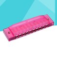 thumbnail image 1 of BESTYASH Beginner Harmonica 1Pack Pink for Children Music Instruments and Party Favors, 1 of 8
