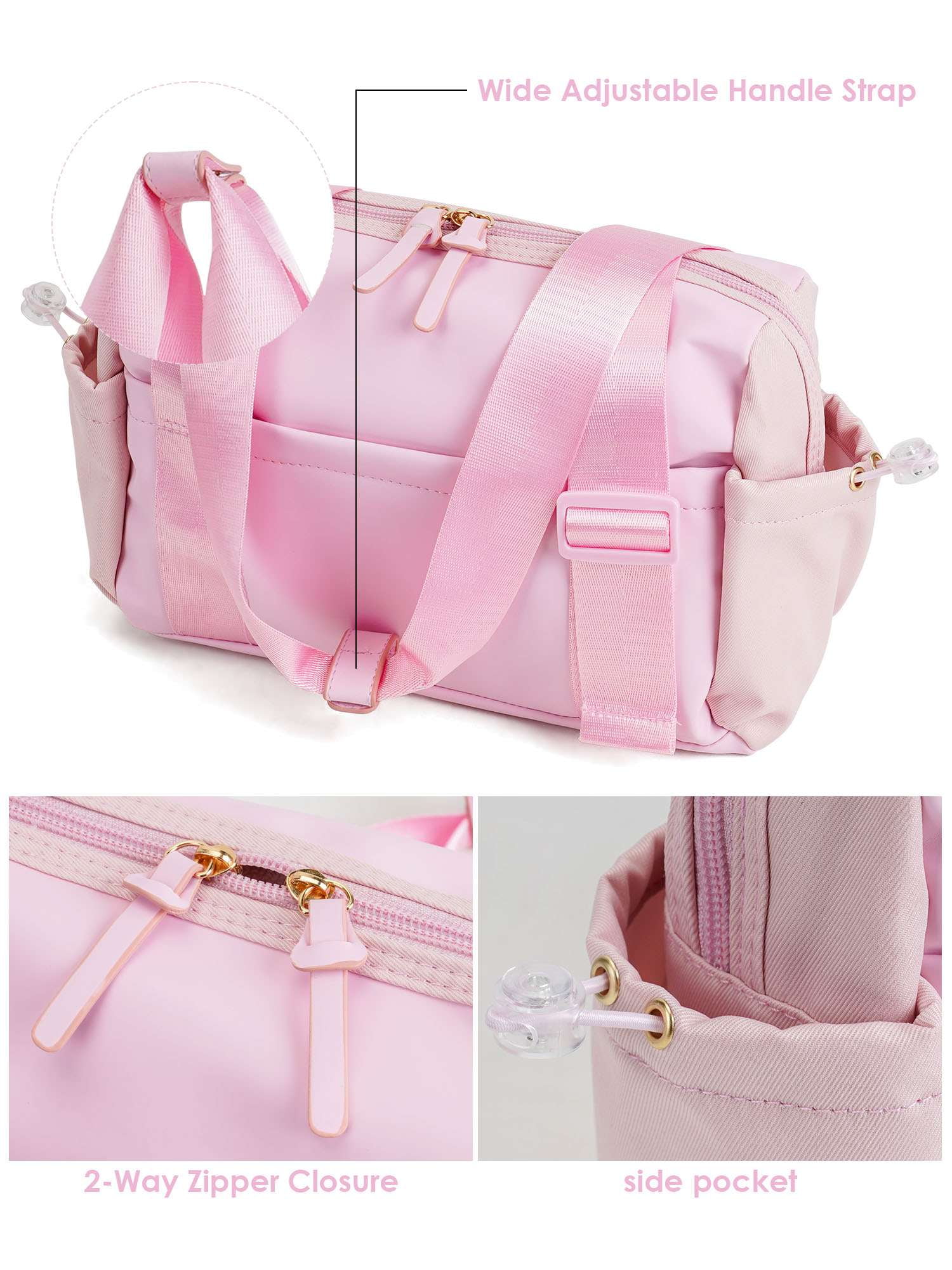 Deago Mini Gym Bag for Women Girls Small Gym Tote Bag with Wet Compartment Waterproof Travel Duffle Bag Cute Workout Sport Bag