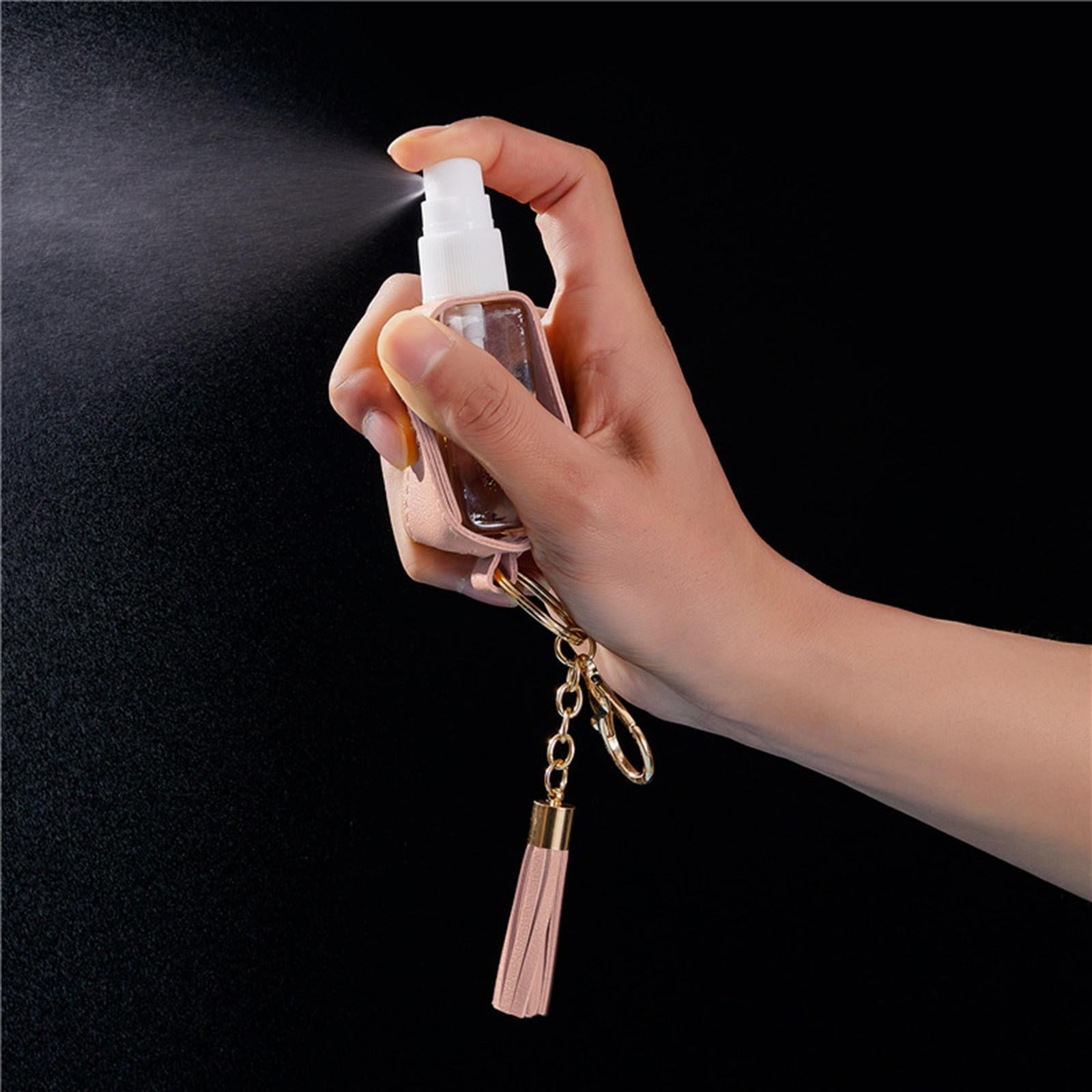 Gazechimp 6X 30ml Hand Washing Keychain Refillable Spray Bottle for Shampoo