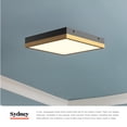 thumbnail image 4 of FM553211AGWH-Alora Lighting-Sydney - 23W LED Flush Mount-2 Inches Tall and 11.13 Inches Wide-Aged Gold/White Finish, 4 of 7