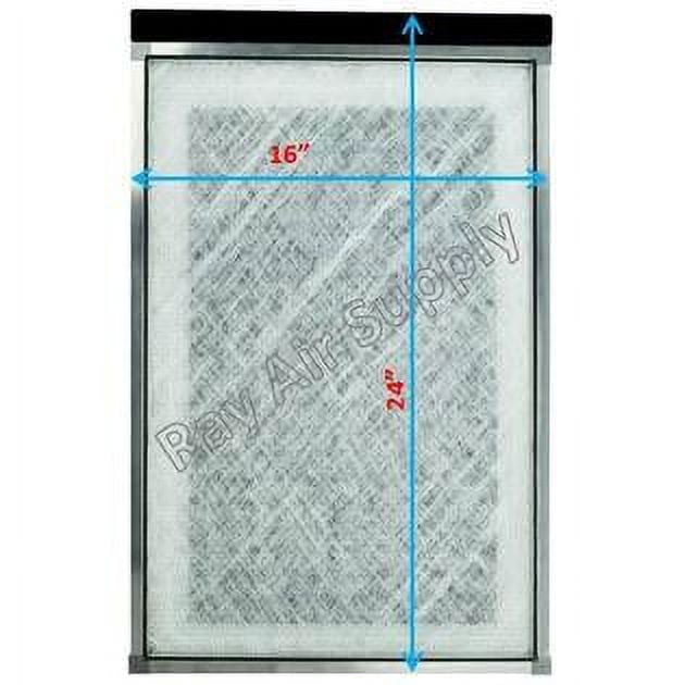 RAYAIR SUPPLY 16x24 Replacement Filter Pads Compatible with Air Ranger Air Cleaner 16x24 Refills (3 Pack) WHITE