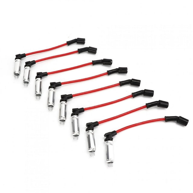 Aluminum Alloy + Rubber Spark Plug Wire, 9748UU Ignition Cable Replacement, Fits For COLORADO 2009-2012