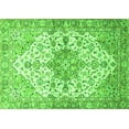thumbnail image 1 of Ahgly Company Indoor Rectangle Medallion Green Traditional Area Rugs, 7' x 9', 1 of 1