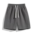 thumbnail image 4 of XAOFW Solid Color Casual Shorts For Man Everyday Wear Relaxed Fit Shorts Travel Party Versatile Bottom, 4 of 4
