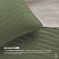 thumbnail image 4 of Set de 7 Piezas Edredón Ligero y Sábanas Matrimonial Dreamlab, Colcha para Cualquier Temporada, Hipoalergénica, Diseño Trébol Verde Seco, Beige, 4 of 10