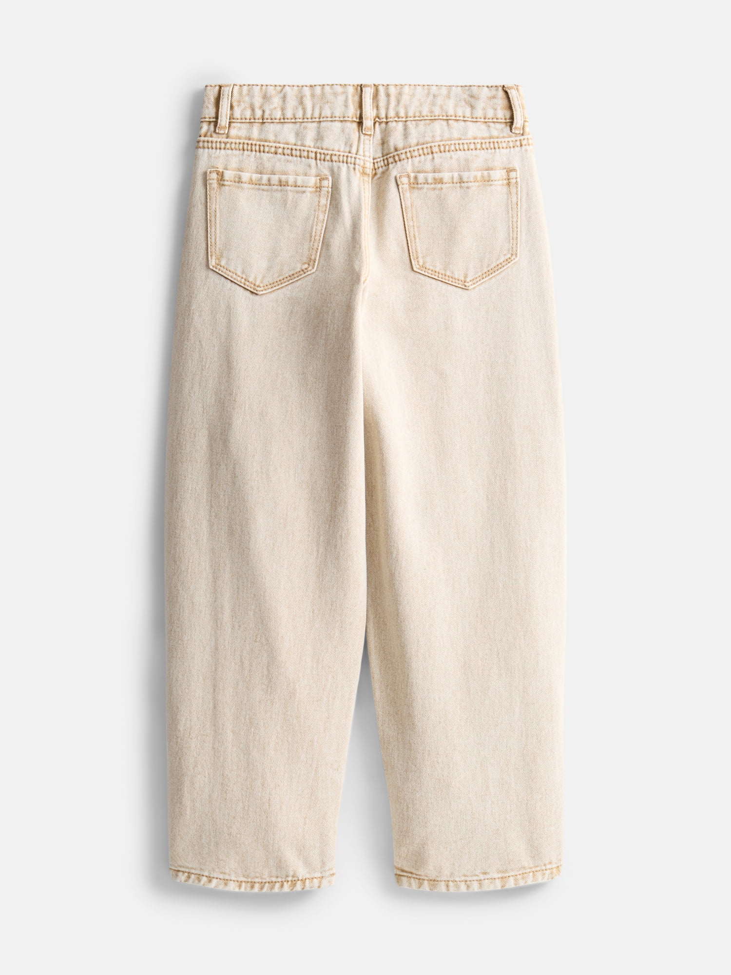 Wonder Nation Girls Baggy Mom Jeans, Sizes 5-18