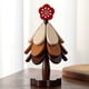 thumbnail image 5 of Alfombra aislante de madera en forma de árbol | Almohadilla plegable de madera natural para ollas, sartenes, tazas de té | Salvamanteles decorativos de sobremesa | Posavasos resistente al calor |, 5 of 7