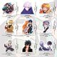 thumbnail image 3 of 300 Pegatinas Mixtas De Anime, Pegatinas De Manga De Vinilo Impermeables Para Botellas De Agua Para Portátiles, Para Monopatín, Ordenador, Teléfono, Pegatina De Anime Para Niños Y Adolescentes, 3 of 3