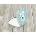 thumbnail image 2 of Checkerboard Blue White English Bulldog  Compact Mirror BB1158SCM, 2 of 4