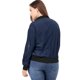 thumbnail image 5 of Chaqueta Bomber LigeBolsillo uxcell Azul Oscuro XL, 5 of 7