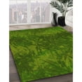 thumbnail image 2 of Ahgly Company Indoor Rectangle Patterned Deep Emerald Green Area Rugs, 7' x 9', 2 of 6