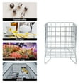 thumbnail image 6 of FRCOLOR  Iron-made Basket Nordic Style Storage Wire Supply Party Miss Silver, 6 of 8