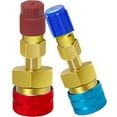 thumbnail image 2 of 2PCS Quick Couplers Connectors Adapters R1234YF to R134A High and Low Side Quick Coupler, 2 of 10