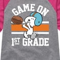 thumbnail image 3 of Peanuts - Game On 1st Grade - Toddler And Youth Girls Raglan Graphic T-Shirt, 3 of 5