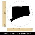 thumbnail image 2 of Connecticut State Silhouette Self-Inking Rubber Stamp Ink Stamper - UV Ink - Mini 1/2 Inch, 2 of 7