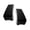 Black, variant on For Ford Edge 2015-2023 Fender Molding Passenger Side | Front | Lower | Made of TPO Plastic | Textured Black | Replacement For FO1293111 | FT4Z5810176AB, FD80023AR