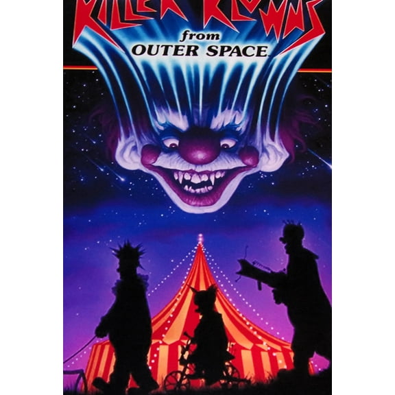 Killer Klowns from Outer Space 1988 Alternate USA Poster 19"x13" Horror CULT