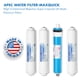 AltonFilter Compatible APEC RO-90 Filter Set - 5 Stage Reverse Osmosis Replacement Filters, 1/4"