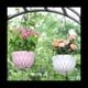 thumbnail image 2 of Cesta Colgante de Flores con AutoabsorcióN de Agua, Maceta Colgante Resistente Al Agua, Colgador de Plantas de Resina para JardíN, 2 Uds., Azul, 2 of 5