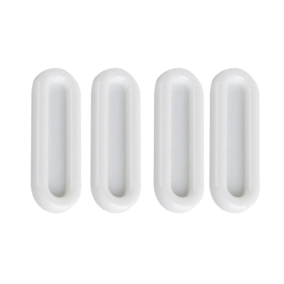 4PC Punch Sliding Door Self Adhesive Handle Window Glass Door Kitchen Door Cover Door Sliding Door Handle Double Sided Adhesive Paste