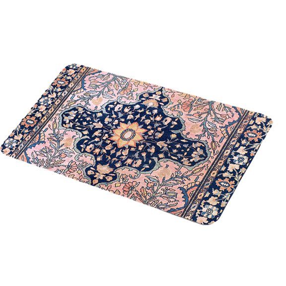 CSCHome Non-slip Bath Mat Persian Turkish Style Bathroom Mats Various Styles Available for Living Room, Bedroom, Bathroom, Kitchen
