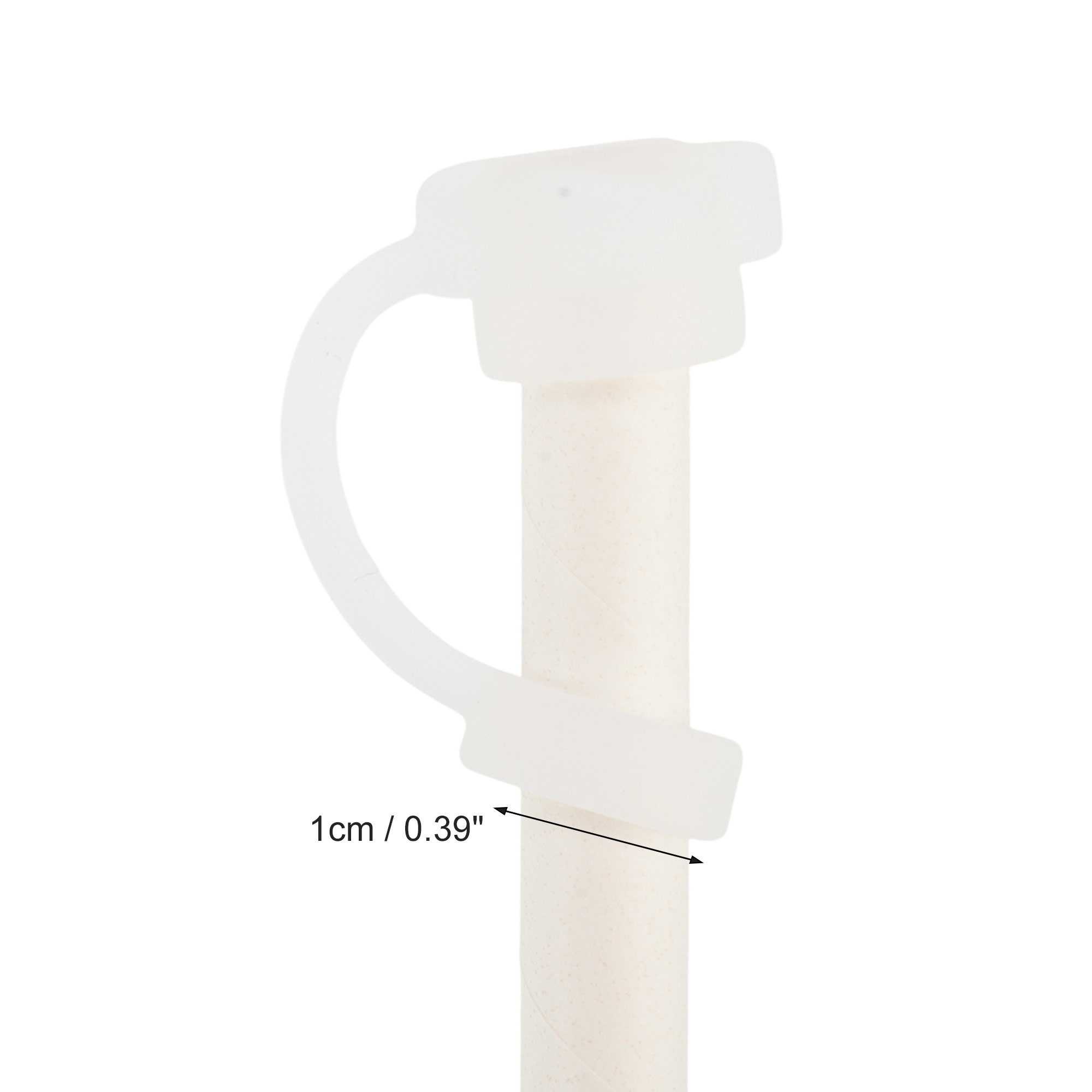 Unique Bargains Dust-Proof 30oz Straw Cover Set of 4 Clear