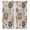 Burnt Orange, Navy Blue, Terracotta, Cream, variant on Orange Green Flowers Kitchen Curtains 63 Inch Length, Rustic Botanical Floral Leaves Tiers Curtains for Living Room Berdoom Bathroom, Light Filtering Drapes Window Treatment 2 Panels 42"Wx63"L