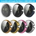 thumbnail image 5 of XiHAMA Soft Screen Protector Bumper Case Compatible with Google Pixel Watch 4 (2025) 41mm 45mm Smartwatch, Full Protection, High Sensitivity, 5 of 6