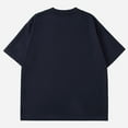 thumbnail image 4 of DODADAWANJ Waffle Knit Tops for Men Oversized Round Neck t sHIRTS Big and Tall Short Sleeve Pullover Top Summer Casual Solid Color Tshirts Navy XXXXXL, 4 of 4