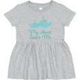 thumbnail image 3 of Inktastic My Aunt Loves Me Whale Girls Baby Dress, 3 of 5