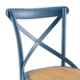 thumbnail image 6 of Bowery Hill 34. 5" Modern Wood Dining Side Chair in Harbor Blue, 6 of 8