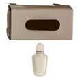 thumbnail image 1 of Porta Pañuelos para Visera de Coche BLESIY con Clip para Gafas de Sol Beige, 1 of 8