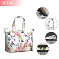 thumbnail image 2 of Pioneer Flower Floral Print Pattern Travel Tote Bags for Women Carry On,Large Weekender Bags for Women Travel,Multi Functional Duffle Bag for Work,Shopping,Sports, 2 of 5