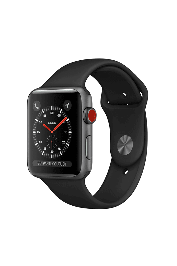 Restored Apple Watch Series 3 GPS - 38mm - Sport Band - Aluminum Case (Refurbished)