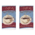 thumbnail image 2 of American Mills Cotton Kitchen Dish Towels 2 Pack Set, 16.5 x 26 inches Caffe Coffee, 2 of 6