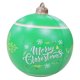 thumbnail image 1 of Bola inflable de Navidad grande de PVC, 60cm, rojo, azul, verde, amarillo, un patrón con elementos navideños, adorno de decoración al aire libre, 1 of 4