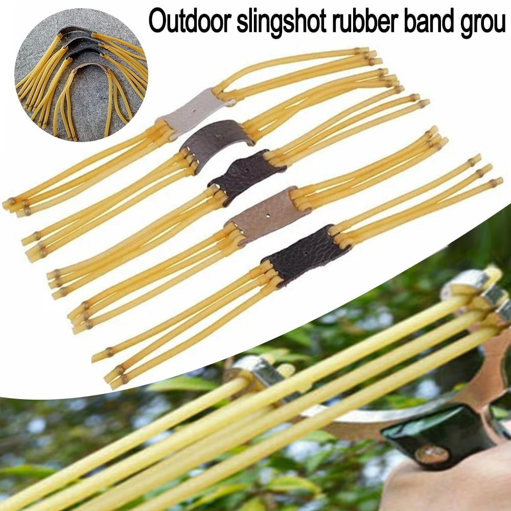 Outdoor Elastic Rubber Band Bungee Replacement For Slingshot Catapult Hunting TB 