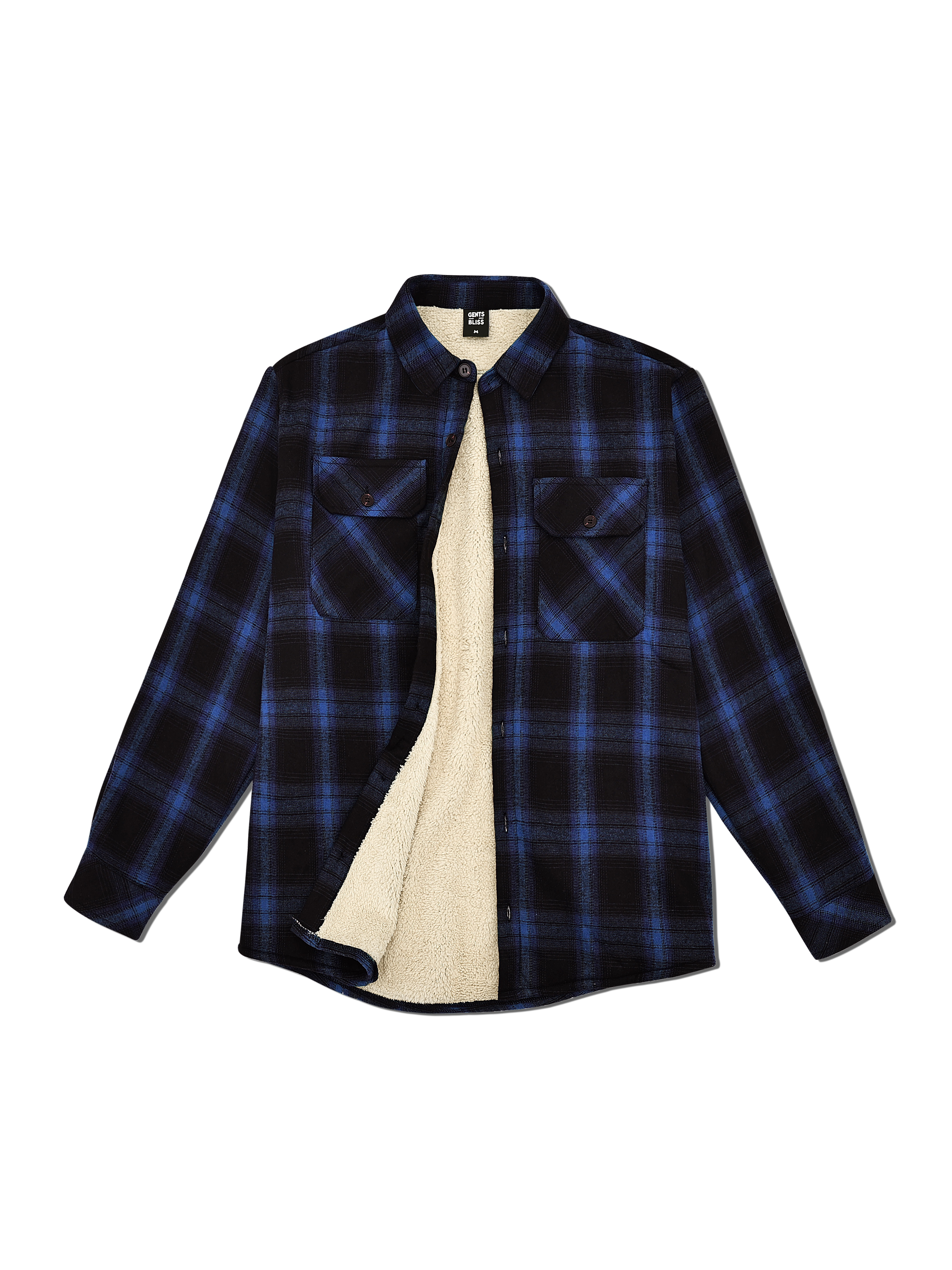 Gents Bliss Men's Heavyweight Flannel Jacket with Fleece Lining photo 6