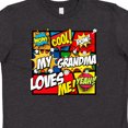 thumbnail image 4 of Inktastic My Grandma Loves Me Superhero Youth T-Shirt, 4 of 5