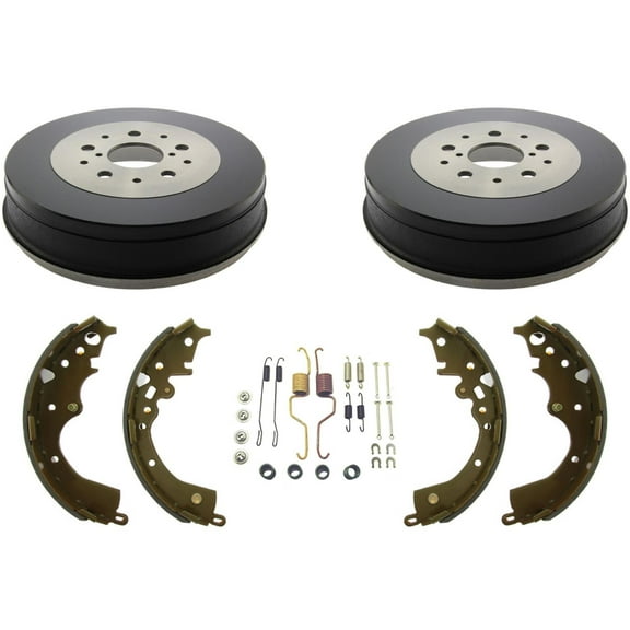 Rear Brake Drums Brake Shoes for Toyota Tacoma 2005-2015 5 Lug Rear Wheel Drive