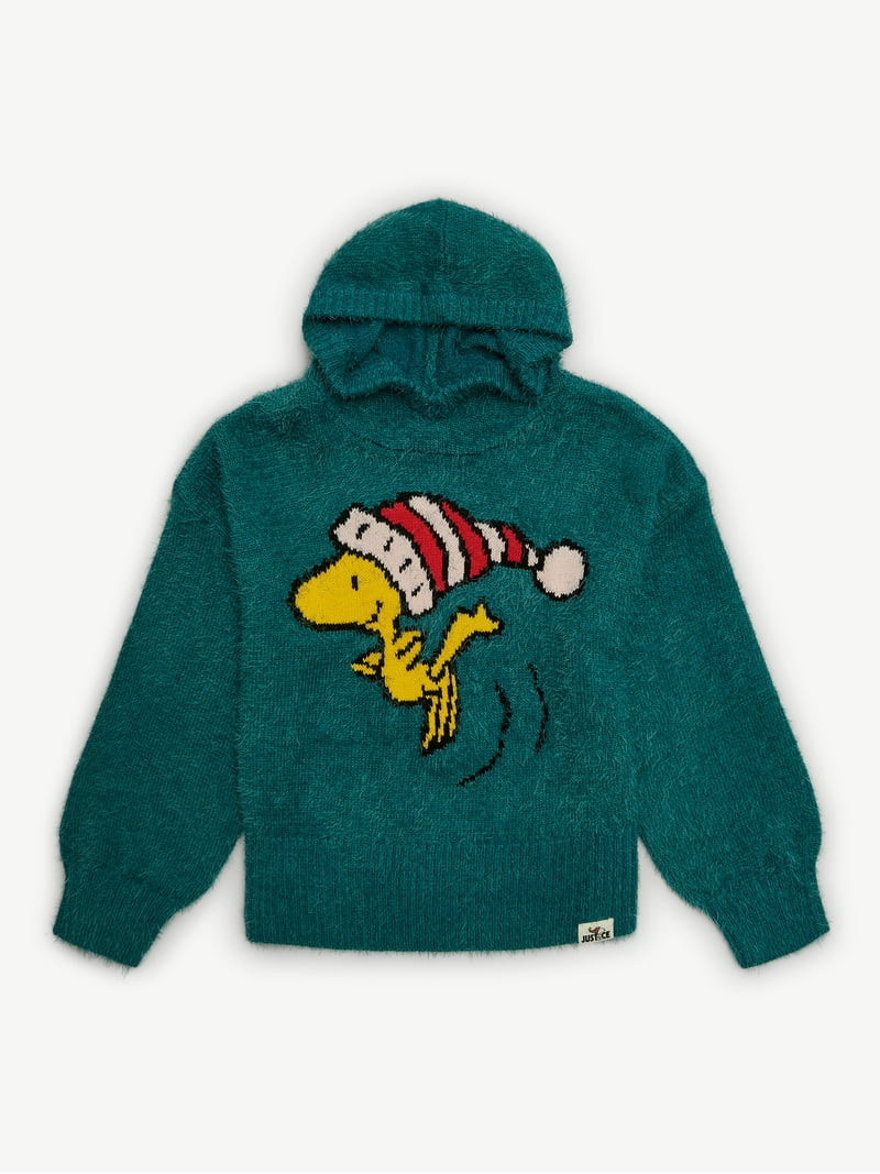 Justice x Snoopy Girls Hooded Sweater, Sizes XS - XLP - Walmart.com