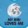 thumbnail image 4 of Inktastic Raccoon My Bibi Loves Me Boys or Girls Baby Bib, 4 of 4