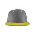 thumbnail image 2 of Top Headwear Flat Bill Adjustable Snapback Cap - Grey/Yellow, 2 of 2