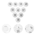 thumbnail image 4 of 50Pcs Numbered Lottery Balls Game Balls Props Plastic Number Balls Home Party Balls, 4 of 8