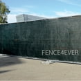 thumbnail image 6 of Fence4ever Black 8'x50' Fence Privacy Screen Windscreen Shade Cover Mesh Fabric Tarp, 6 of 7