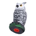 thumbnail image 4 of Espantapájaros de jardín, búho falso de caza de plástico, repelente de búho, funcionamiento suave, 4 of 8
